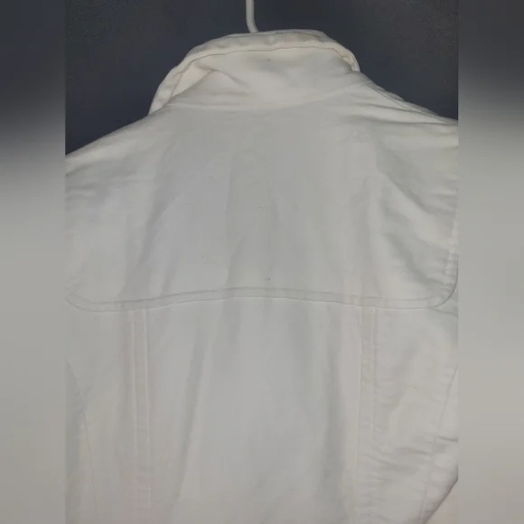 MNG by Mango 100% cotton beige/tan jacket womens XXS - Picture 5 of 9